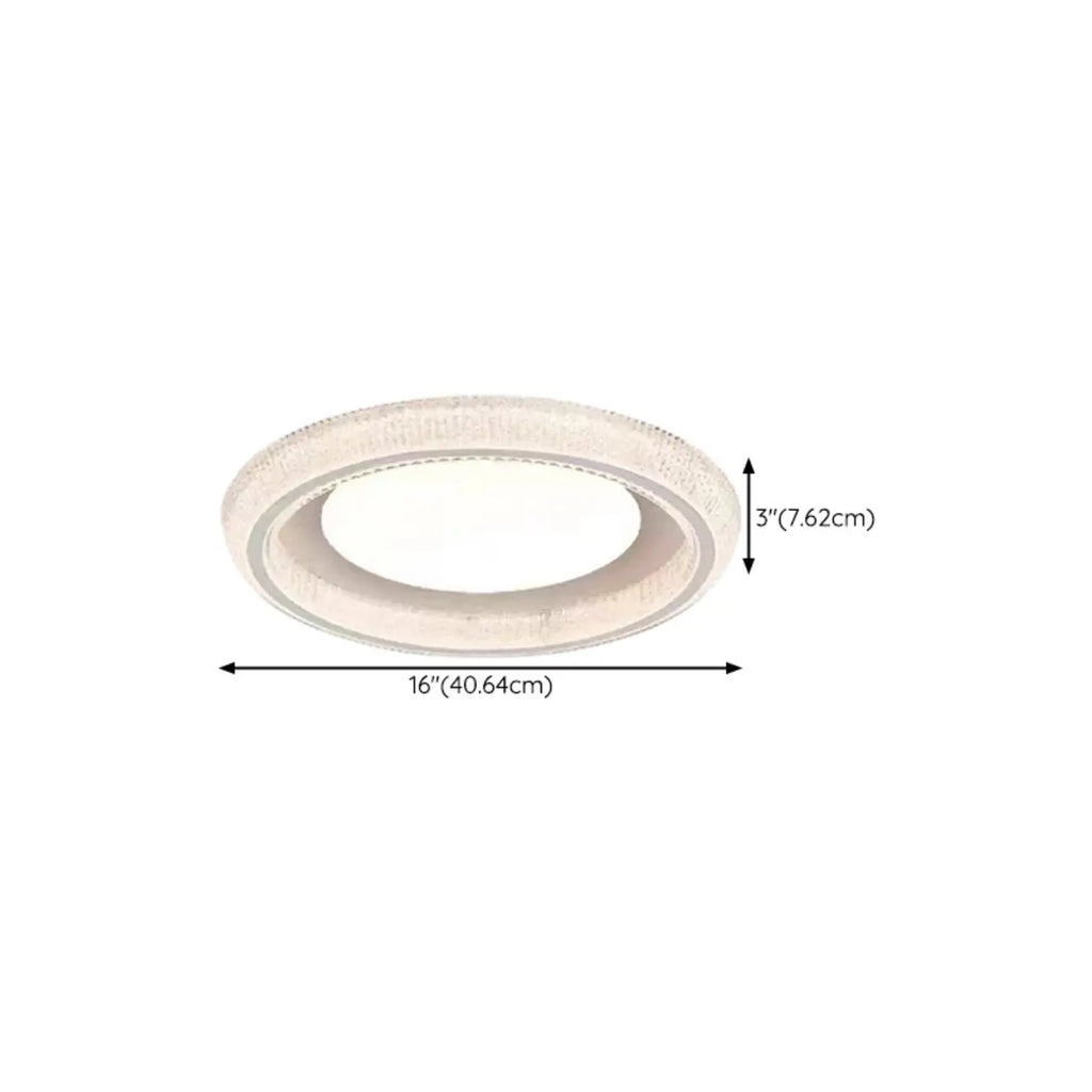 Plafonnier moderne à intensité variable en cristal pour chambre à coucher