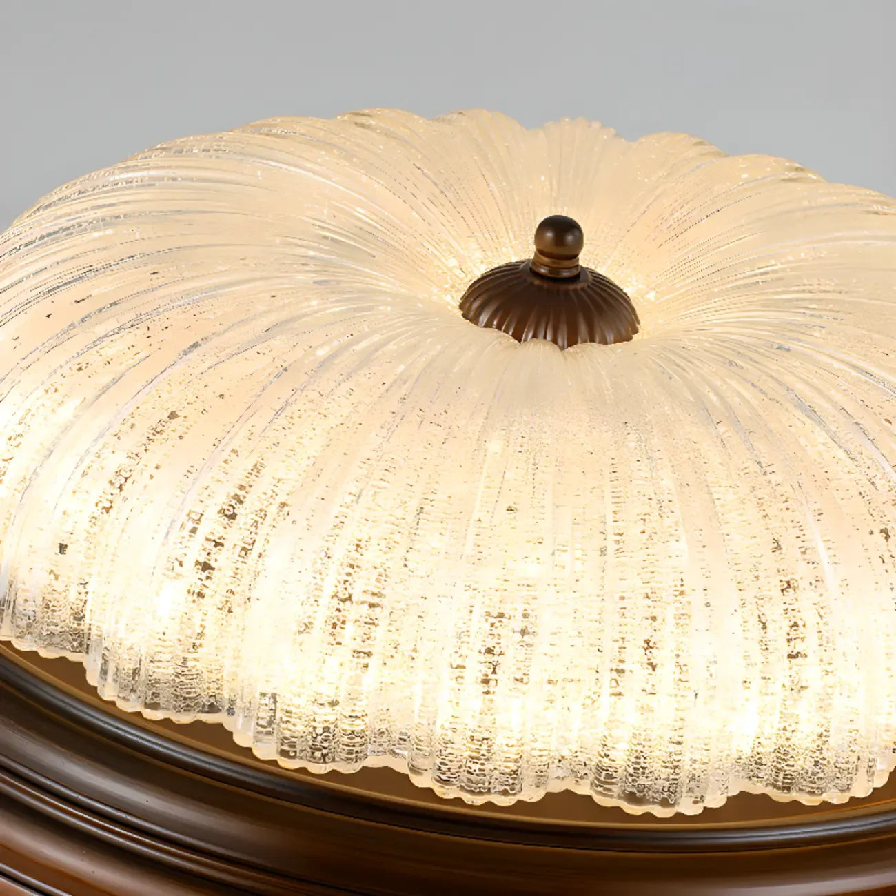 Plafonnier LED encastré à intensité variable de style grange pour chambre à coucher