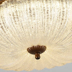 Plafonnier LED encastré à intensité variable de style grange pour chambre à coucher