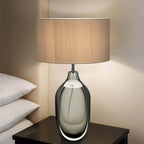 Lampe de table moderne géométrique en cristal pour usage résidentiel
