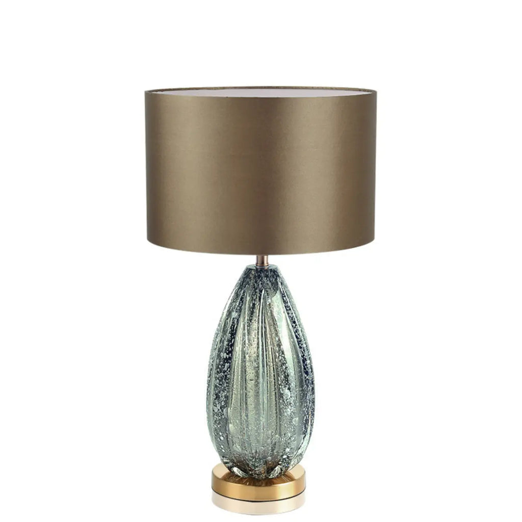 Lampe de table moderne géométrique en cristal pour usage résidentiel