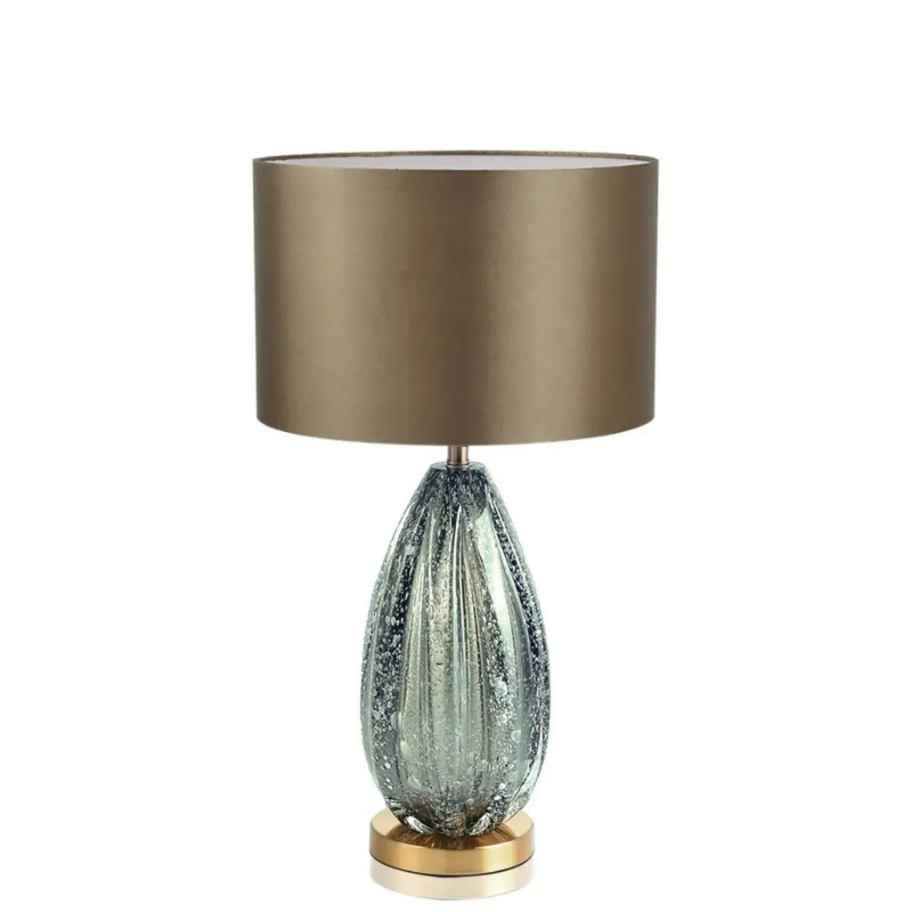 Lampe de table moderne géométrique en cristal pour usage résidentiel