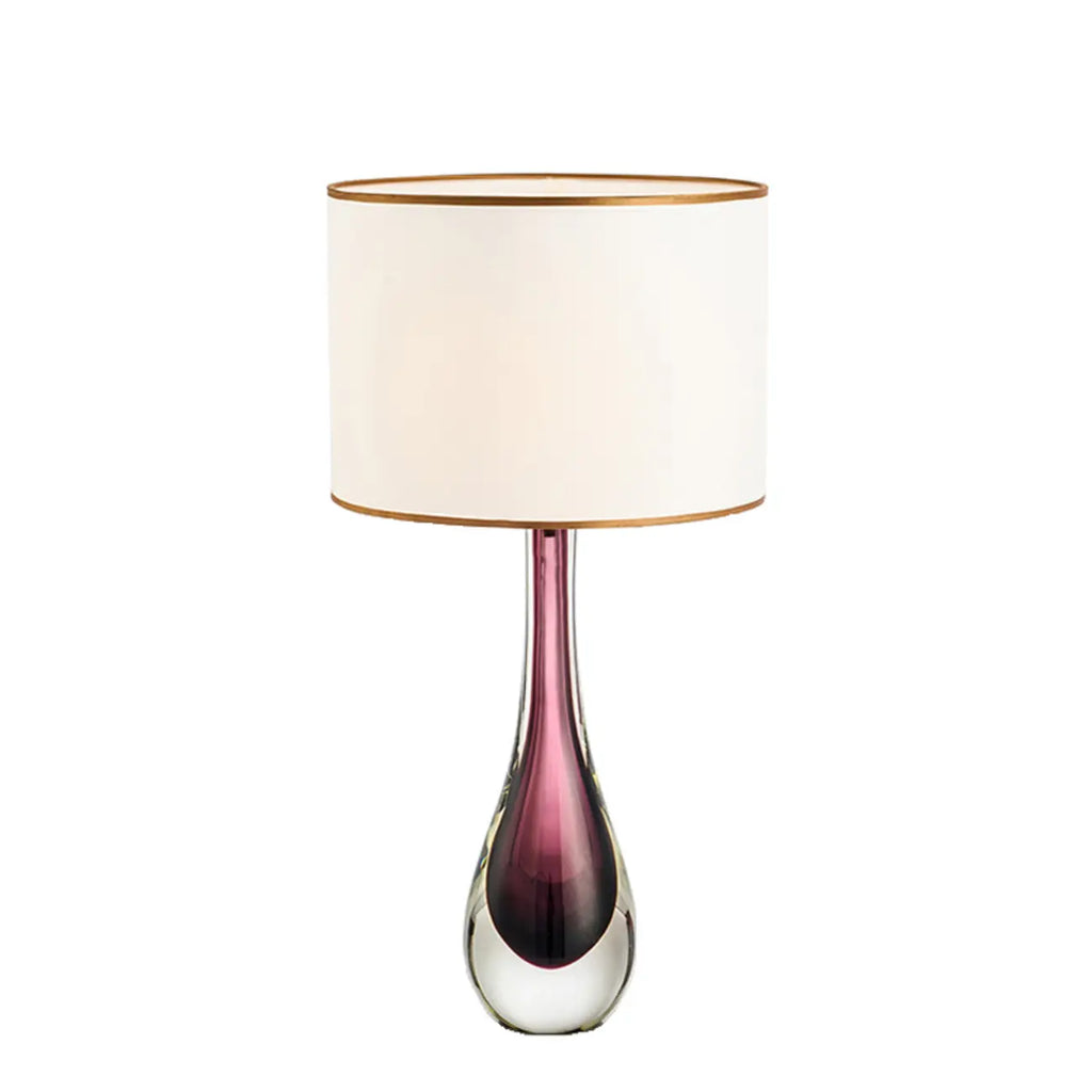 Lampe de table moderne géométrique en cristal pour usage résidentiel