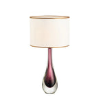 Lampe de table moderne géométrique en cristal pour usage résidentiel