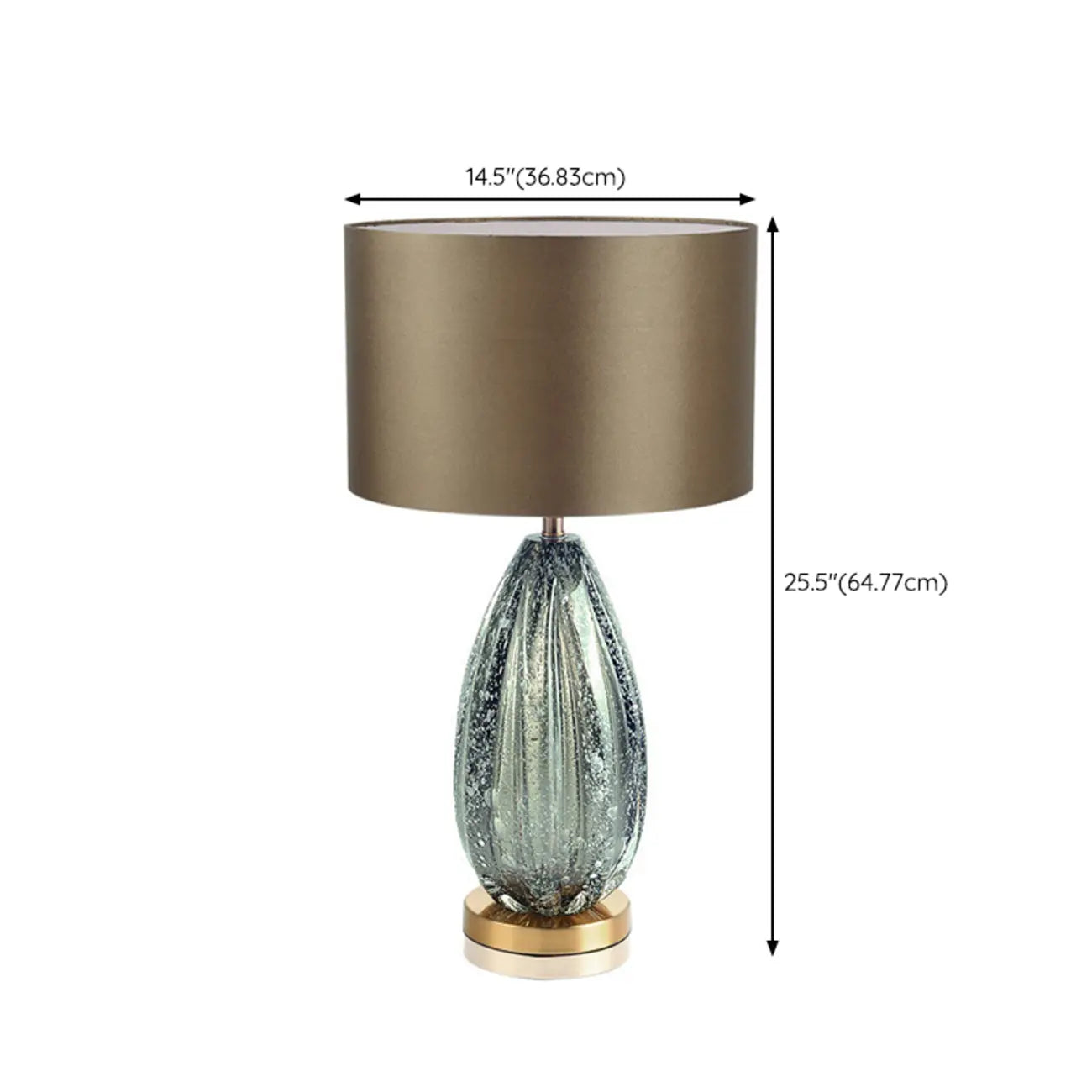 Lampe de table moderne géométrique en cristal pour usage résidentiel