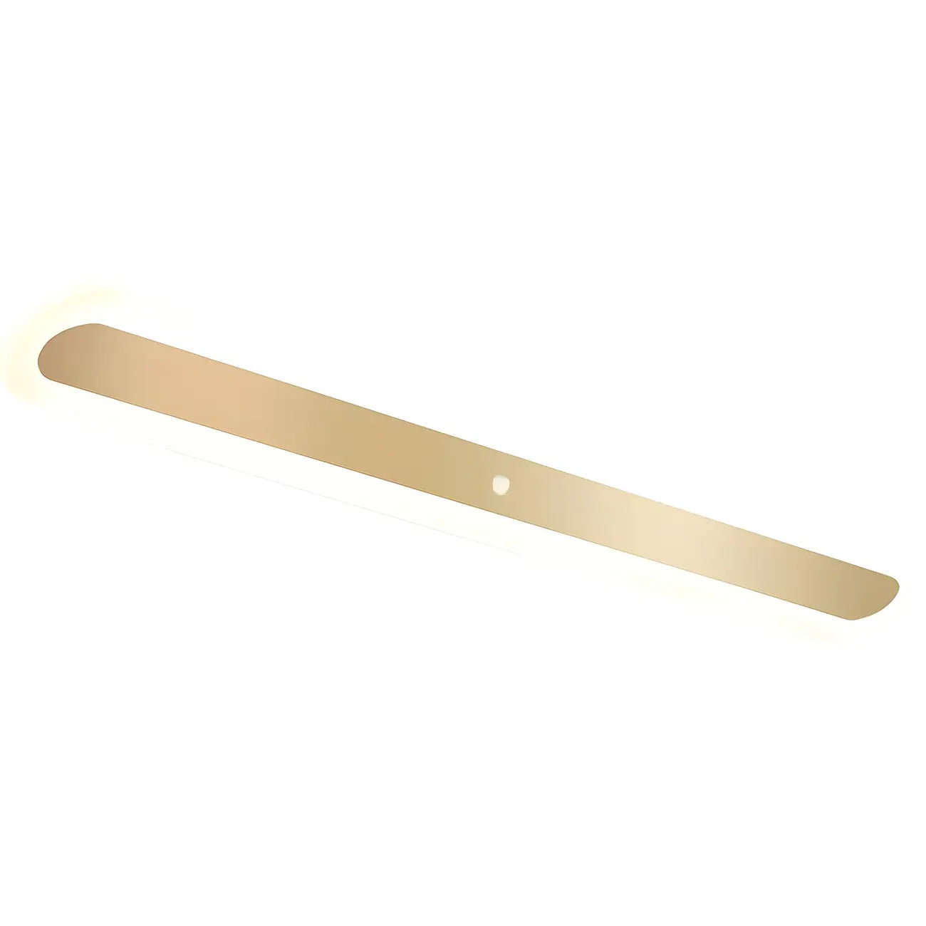 Plafonnier LED géométrique doré encastré pour salon