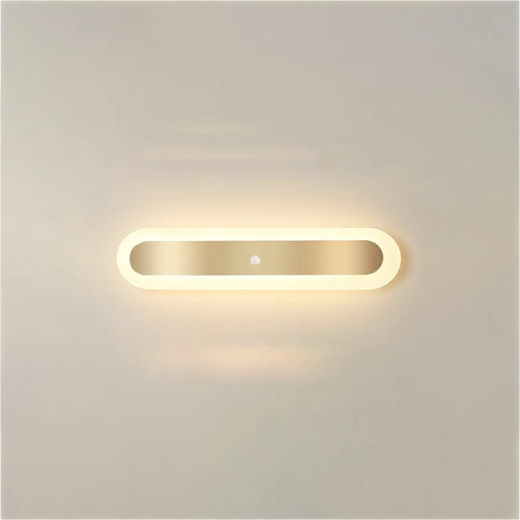 Plafonnier LED géométrique doré encastré pour salon