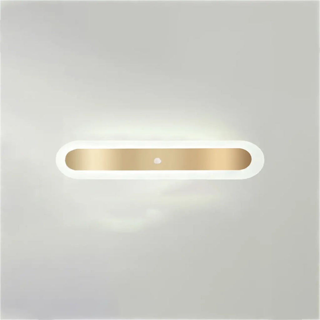 Plafonnier LED géométrique doré encastré pour salon