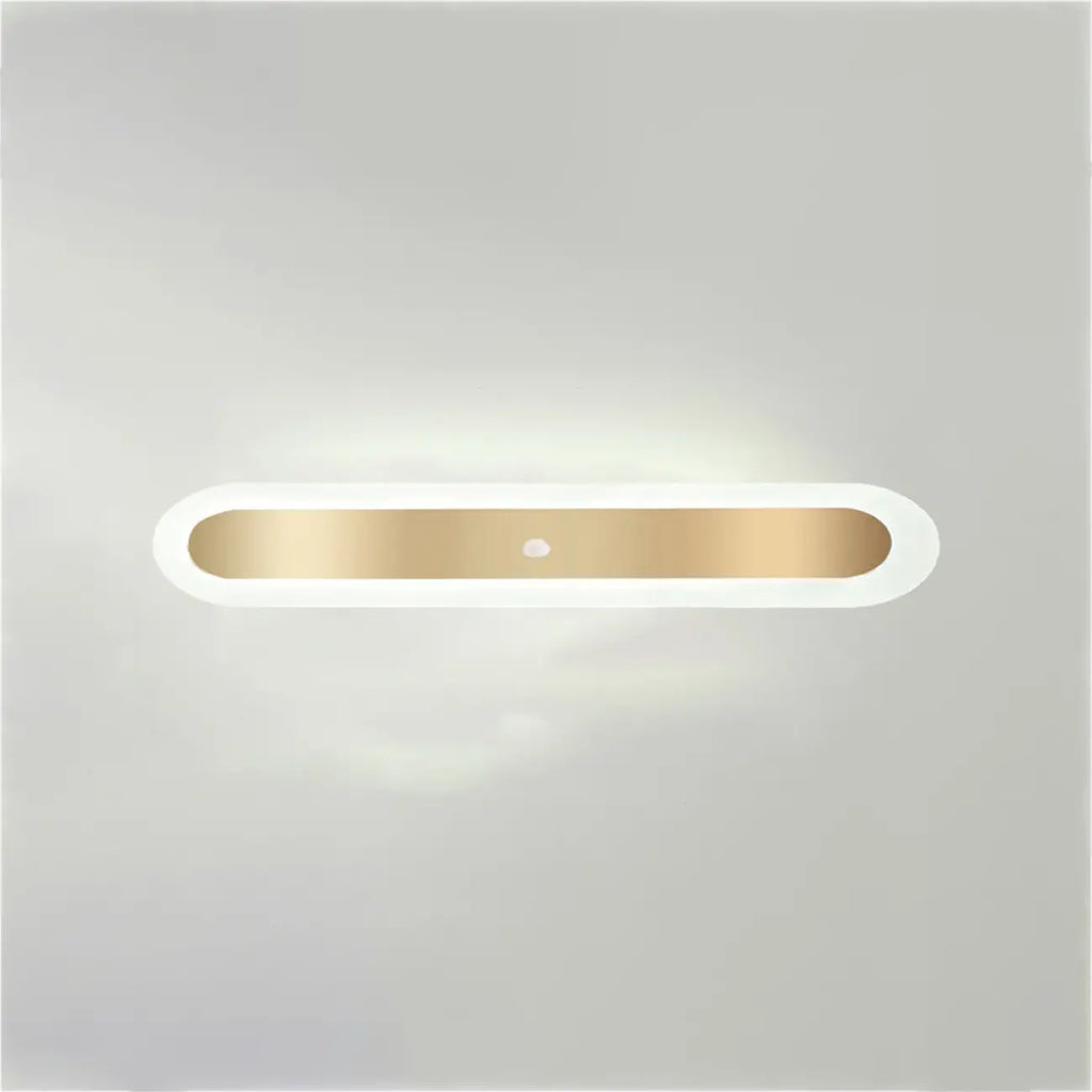 Plafonnier LED géométrique doré encastré pour salon