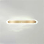 Plafonnier LED géométrique doré encastré pour salon