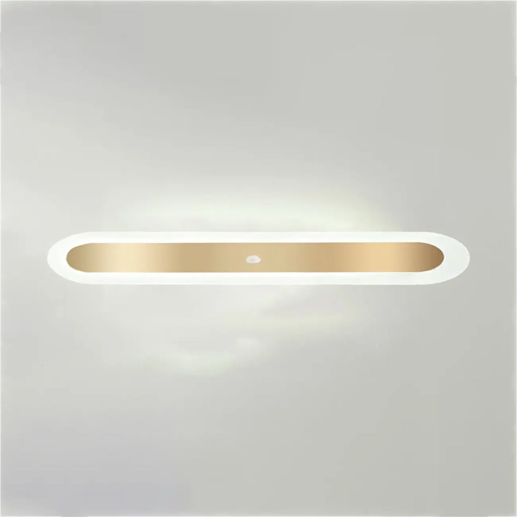 Plafonnier LED géométrique doré encastré pour salon