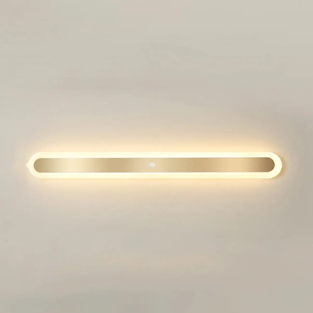 Plafonnier LED géométrique doré encastré pour salon