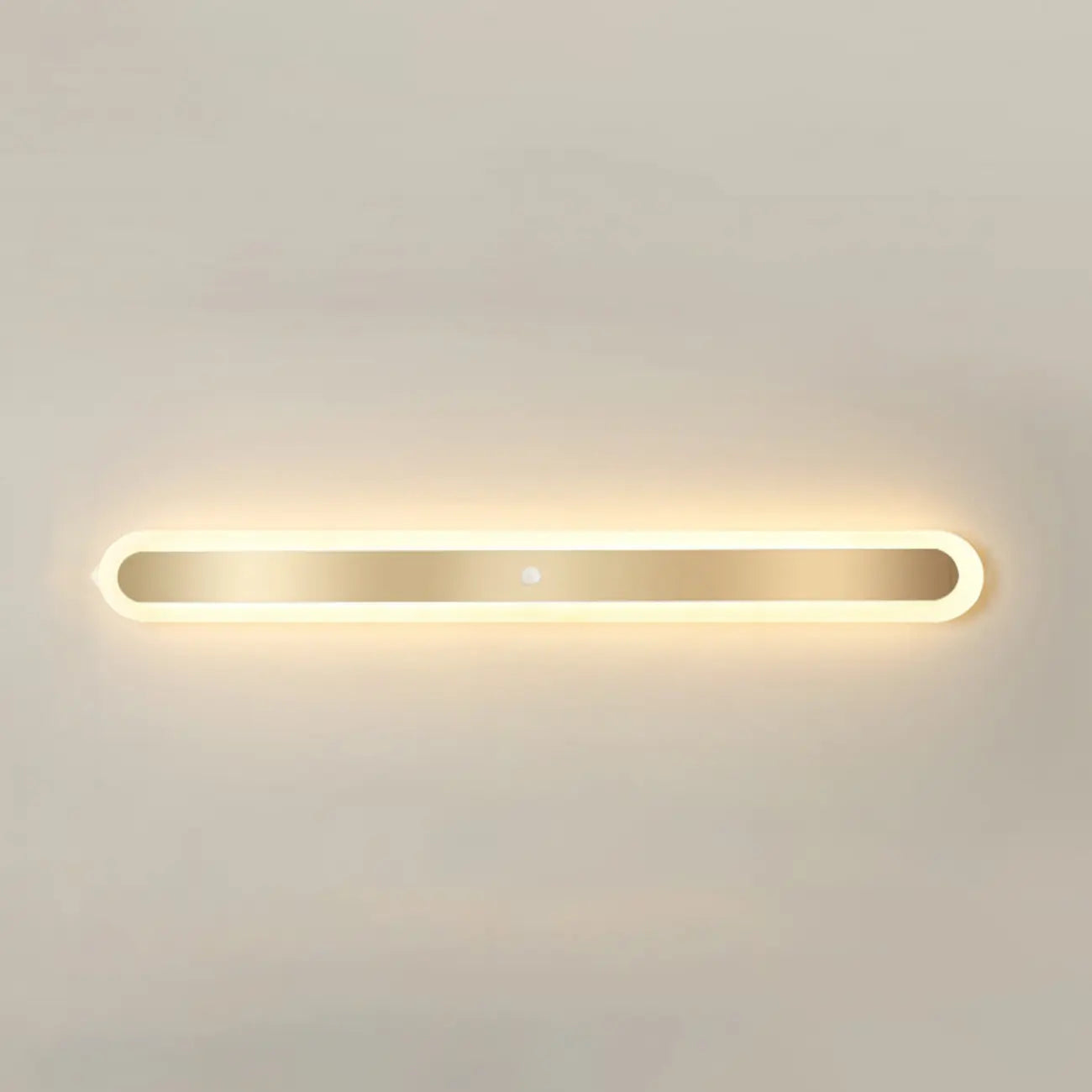 Plafonnier LED géométrique doré encastré pour salon