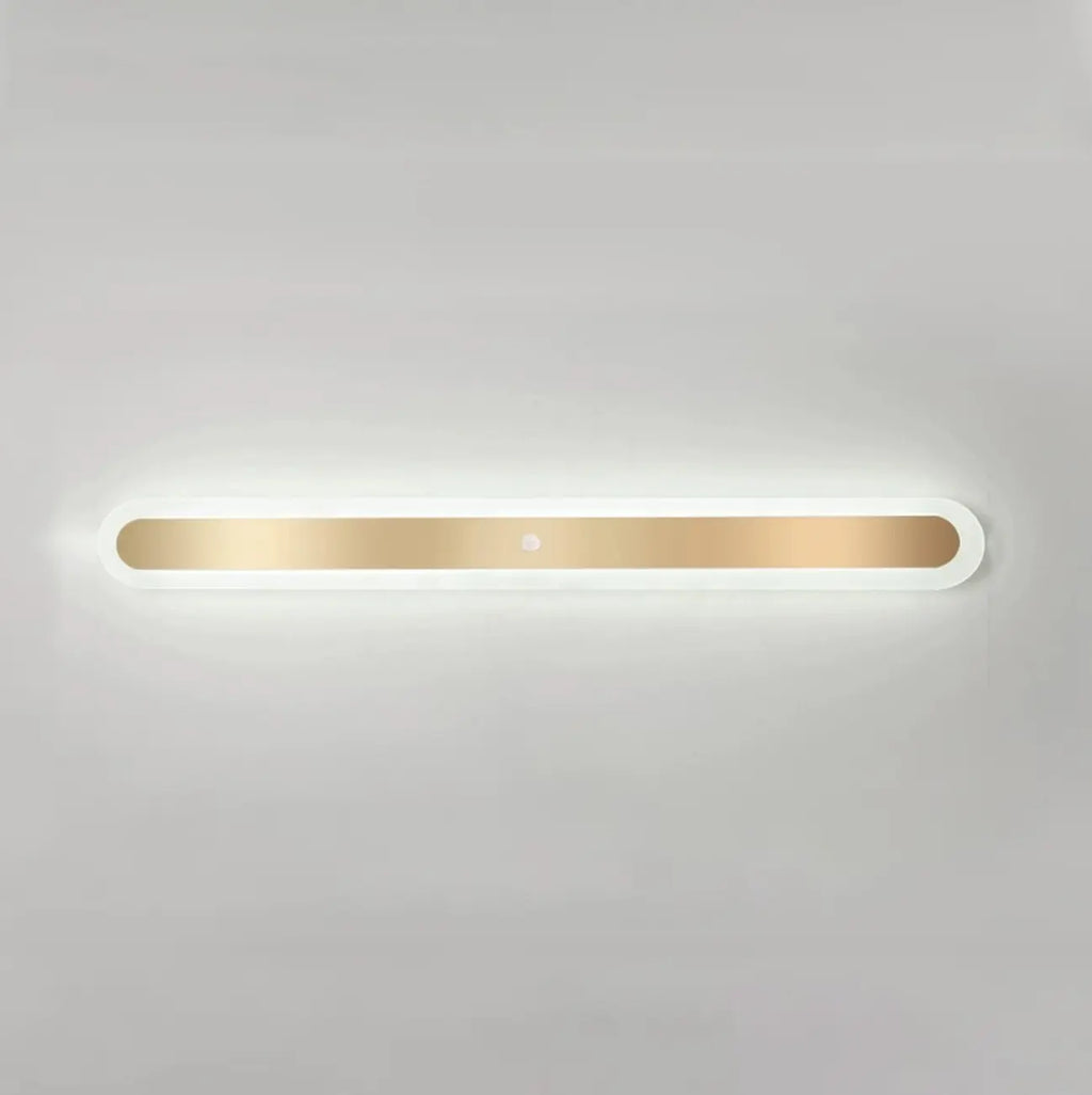 Plafonnier LED géométrique doré encastré pour salon
