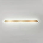 Plafonnier LED géométrique doré encastré pour salon
