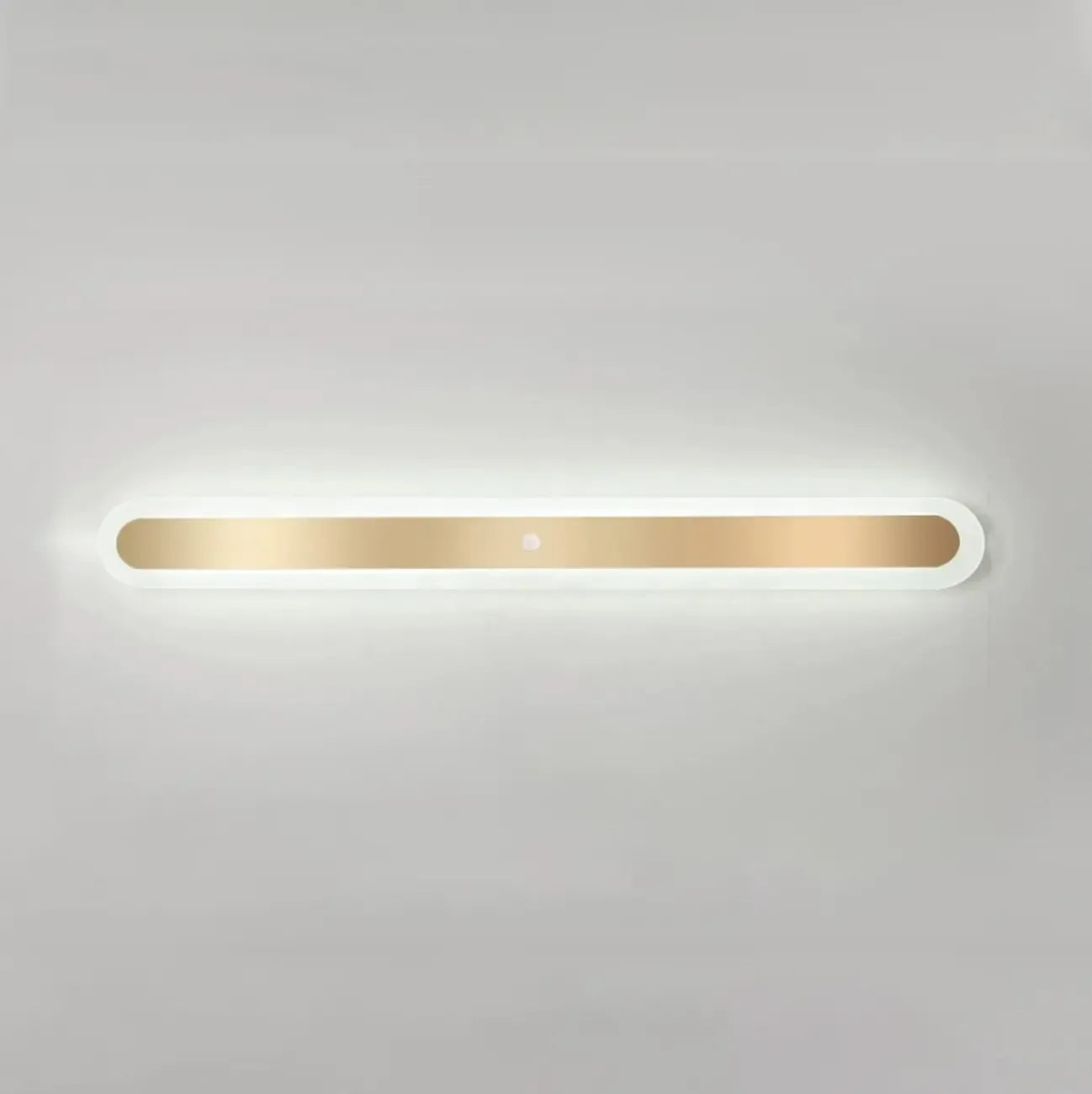 Plafonnier LED géométrique doré encastré pour salon