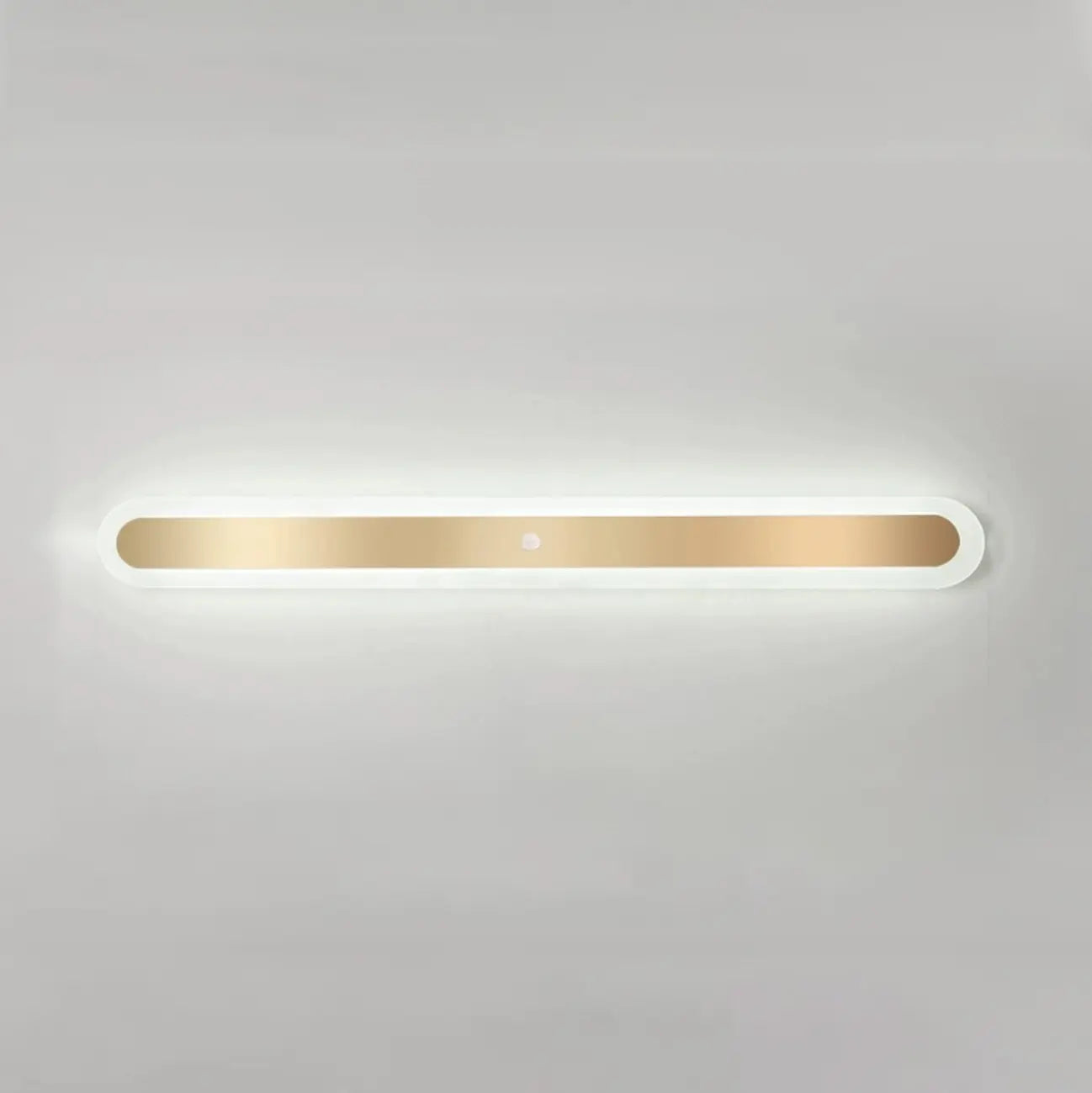 Plafonnier LED géométrique doré encastré pour salon