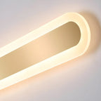 Plafonnier LED géométrique doré encastré pour salon
