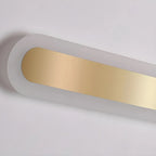 Plafonnier LED géométrique doré encastré pour salon