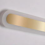 Plafonnier LED géométrique doré encastré pour salon