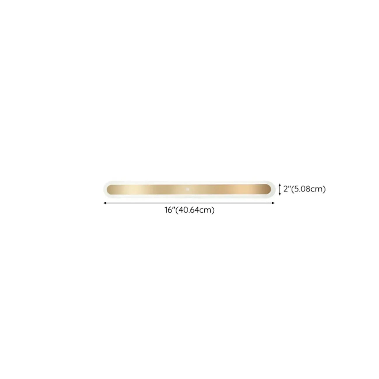 Plafonnier LED géométrique doré encastré pour salon