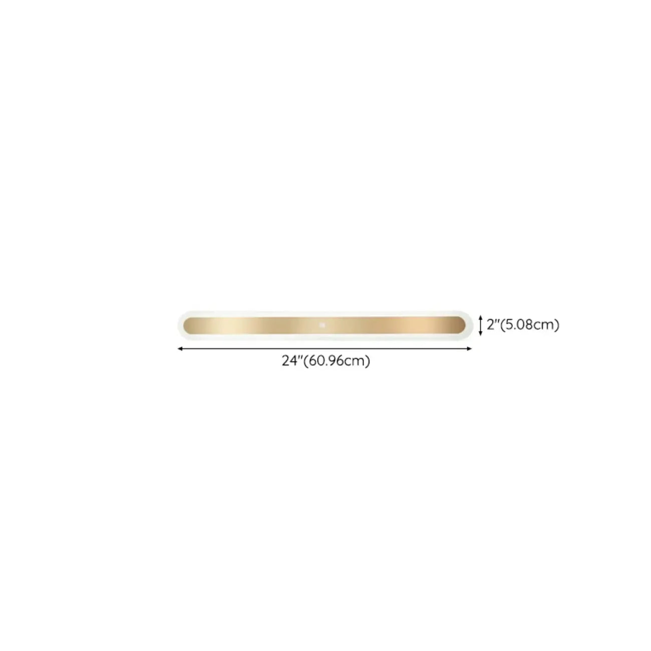 Plafonnier LED géométrique doré encastré pour salon