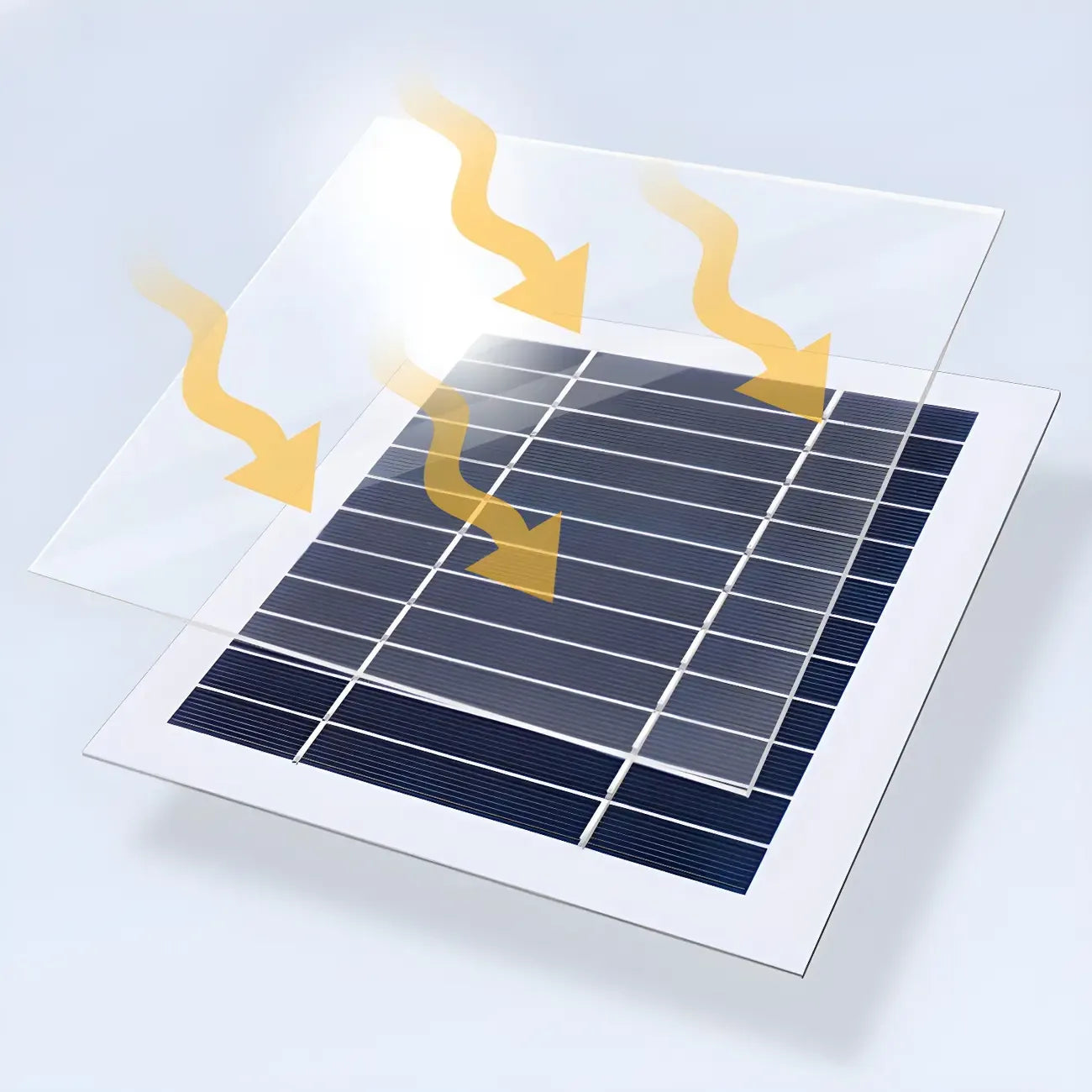 Lampes solaires d'extérieur élégantes en forme de maison, à LED, noires