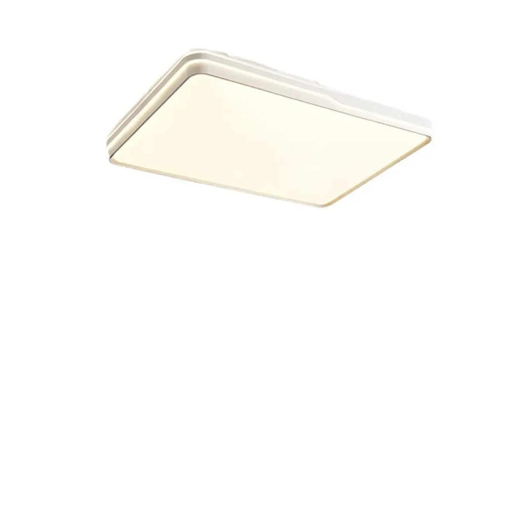 Plafonnier LED encastré à intensité variable avec abat-jour, idéal pour le salon