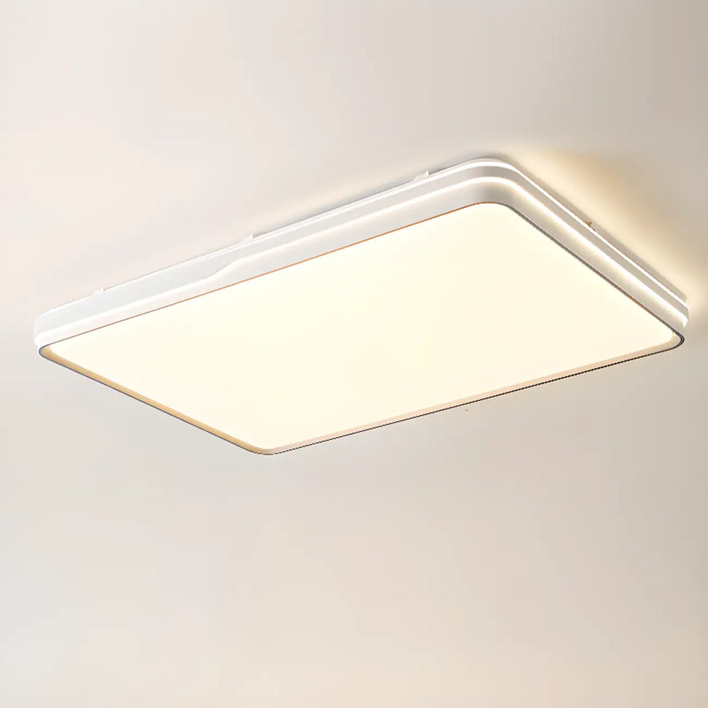 Plafonnier LED encastré à intensité variable avec abat-jour, idéal pour le salon