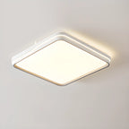 Plafonnier LED encastré à intensité variable avec abat-jour, idéal pour le salon