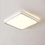 Plafonnier LED encastré à intensité variable avec abat-jour, idéal pour le salon