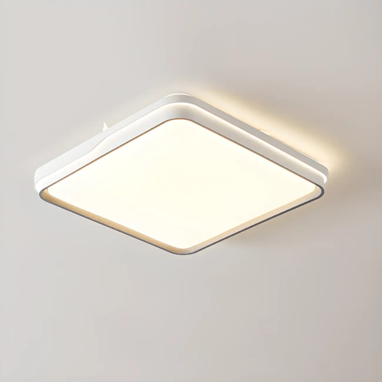 Plafonnier LED encastré à intensité variable avec abat-jour, idéal pour le salon