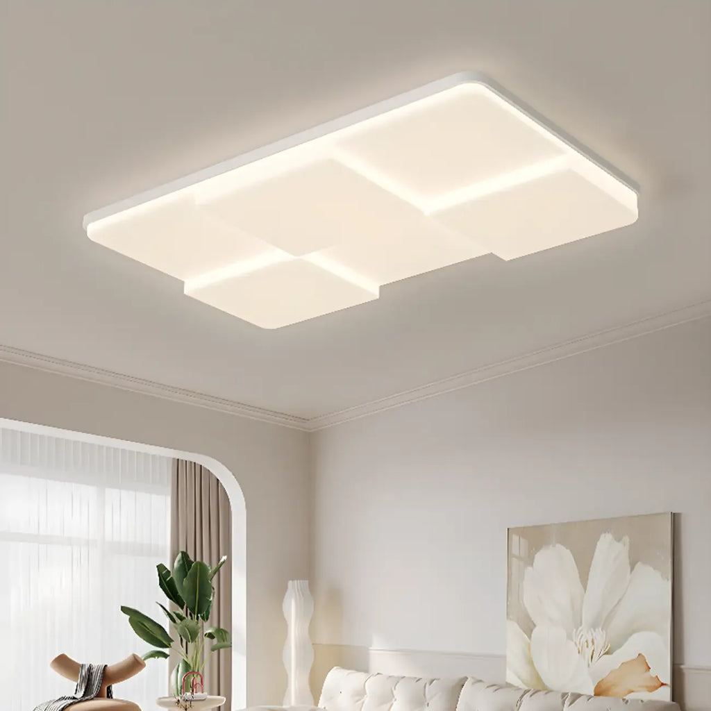 Plafonnier LED encastré en acrylique pour usage résidentiel
