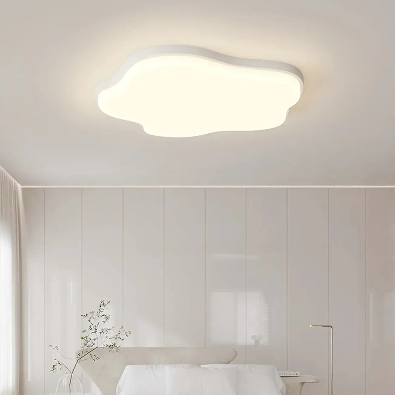 Plafonnier LED encastré en acrylique pour usage résidentiel