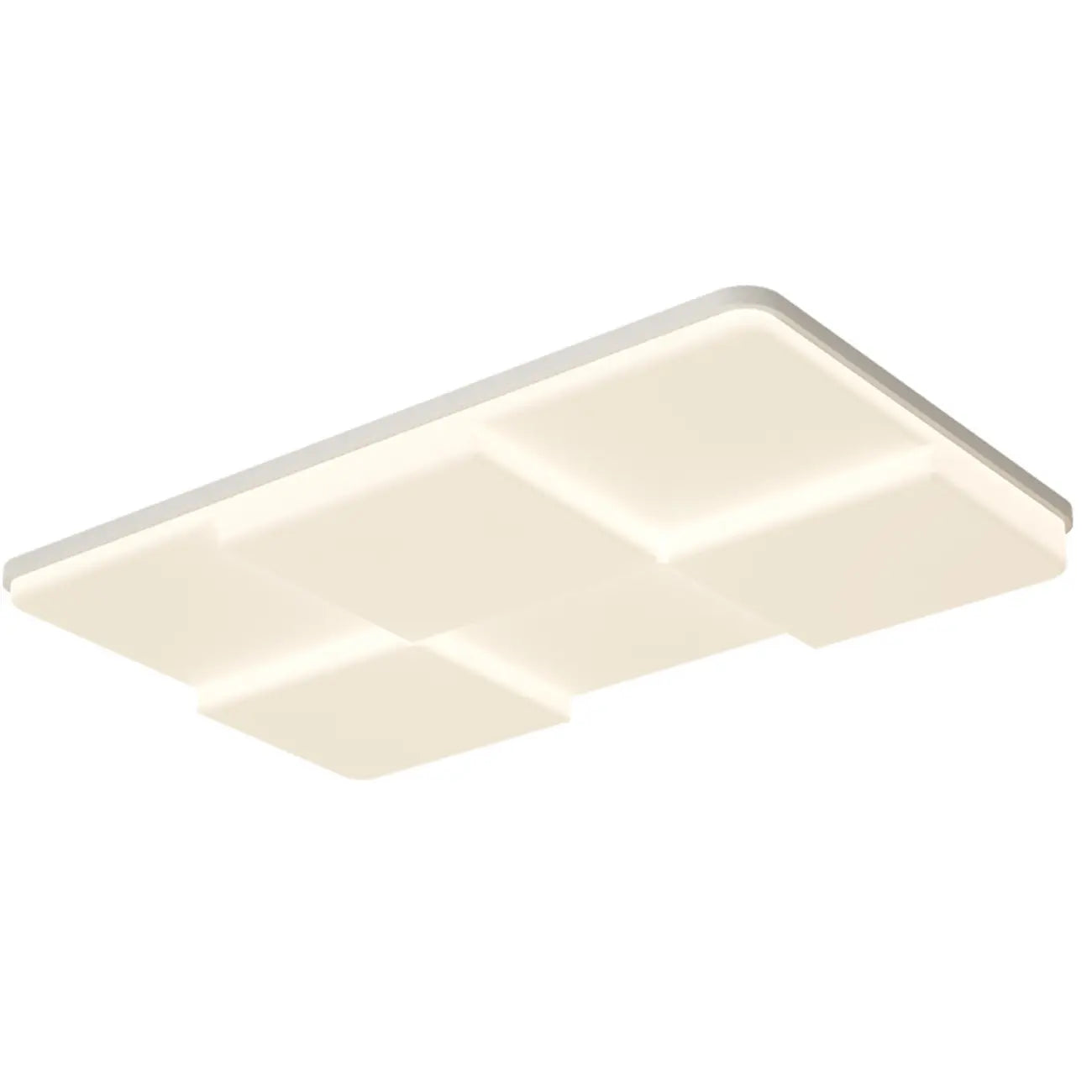 Plafonnier LED encastré en acrylique pour usage résidentiel