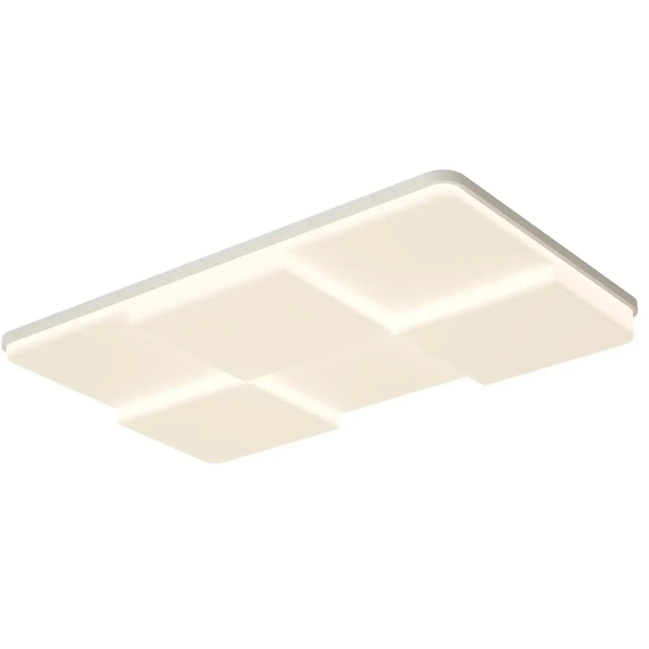Plafonnier LED encastré en acrylique pour usage résidentiel