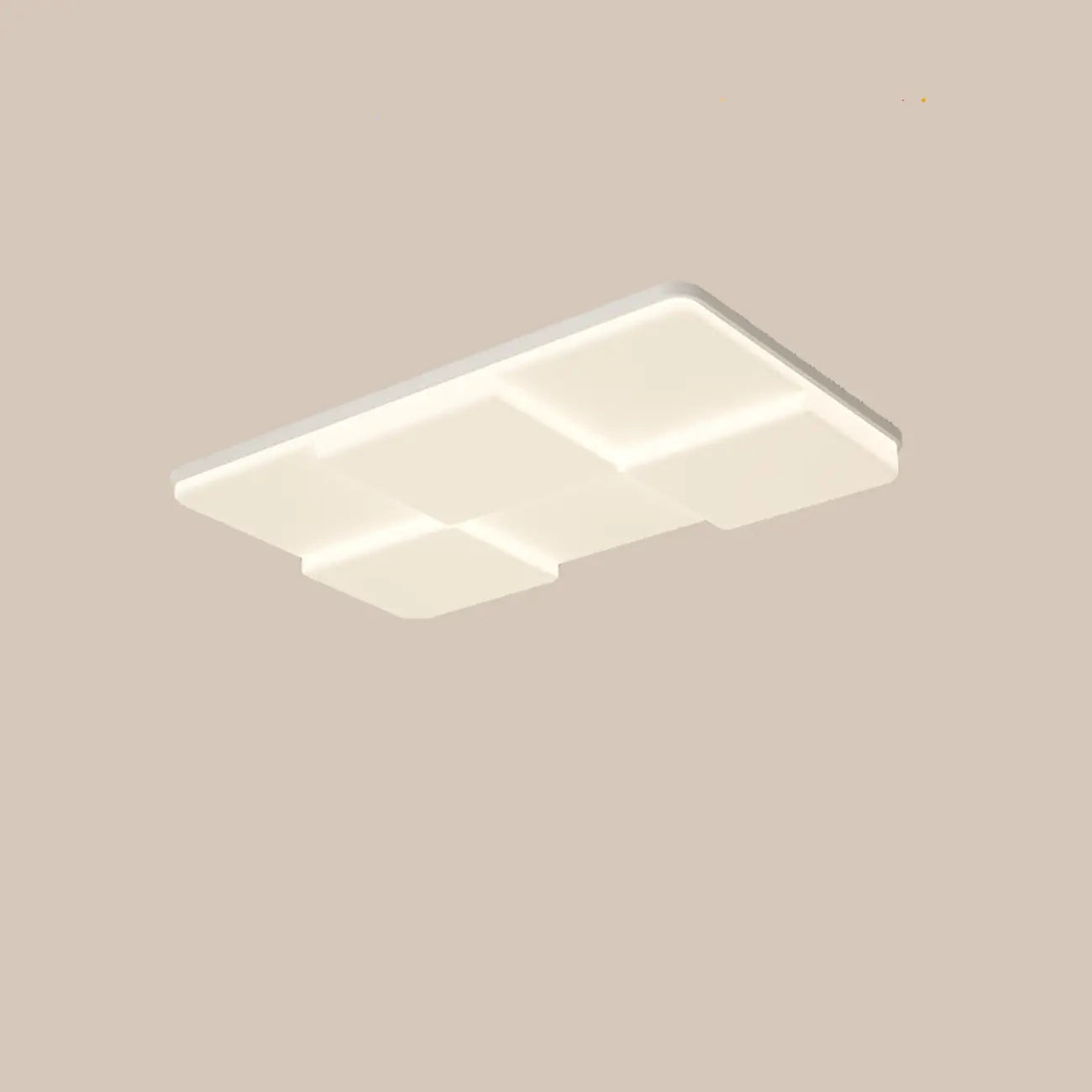 Plafonnier LED encastré en acrylique pour usage résidentiel