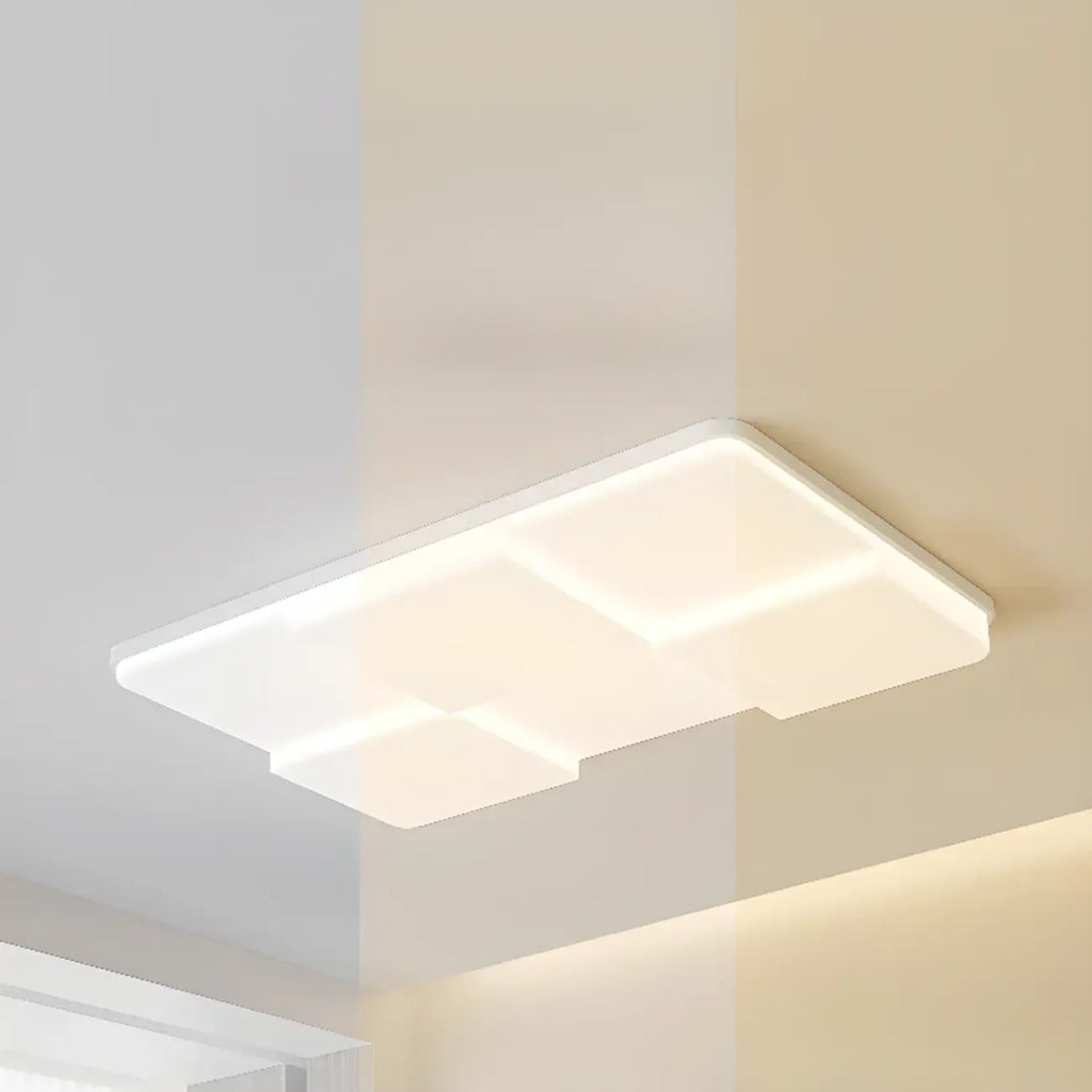 Plafonnier LED encastré en acrylique pour usage résidentiel