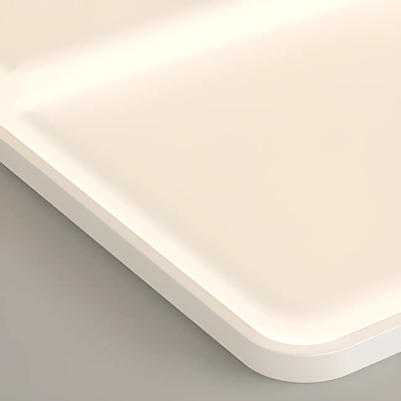 Plafonnier LED encastré en acrylique pour usage résidentiel
