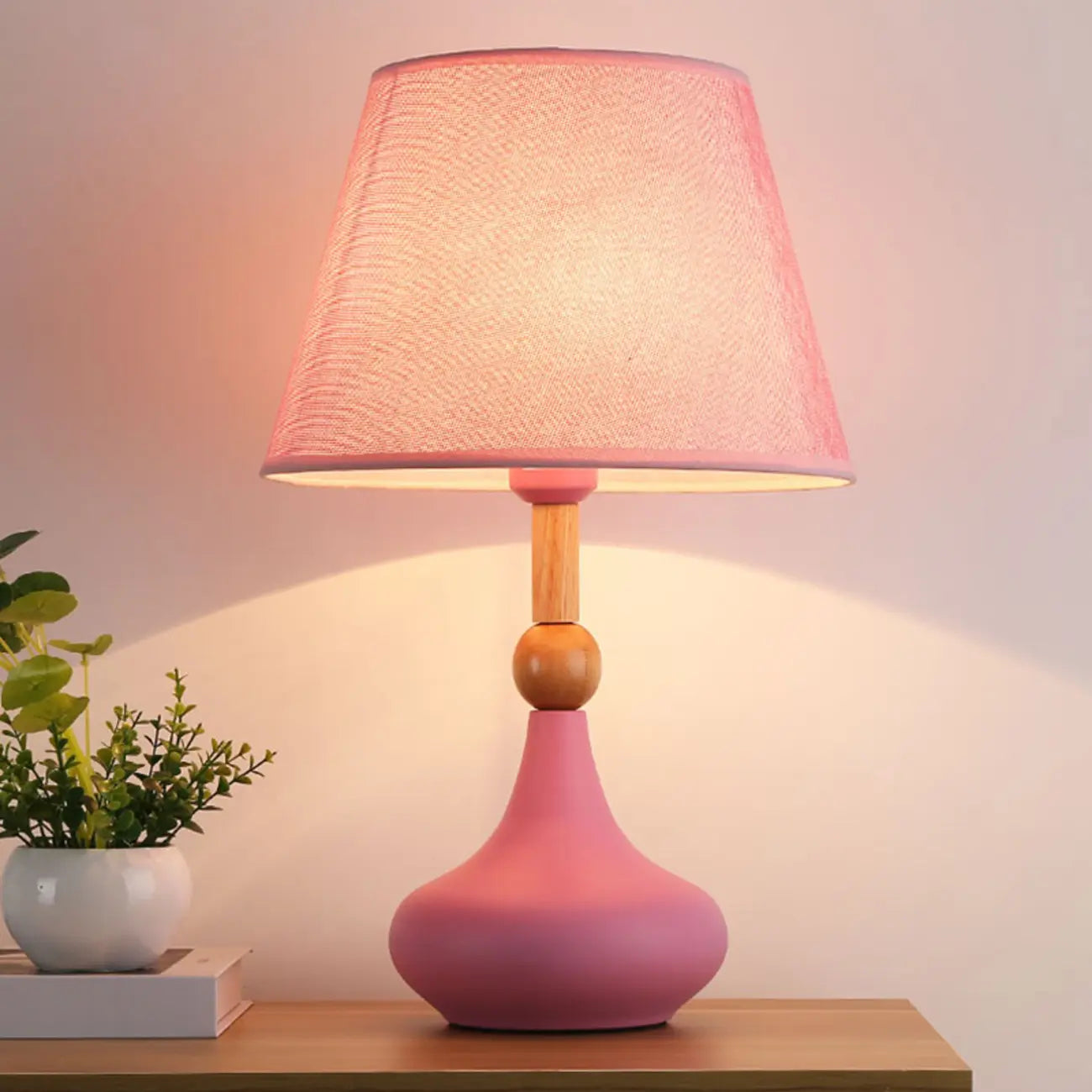 Lampe de table géométrique grise moderne pour salon