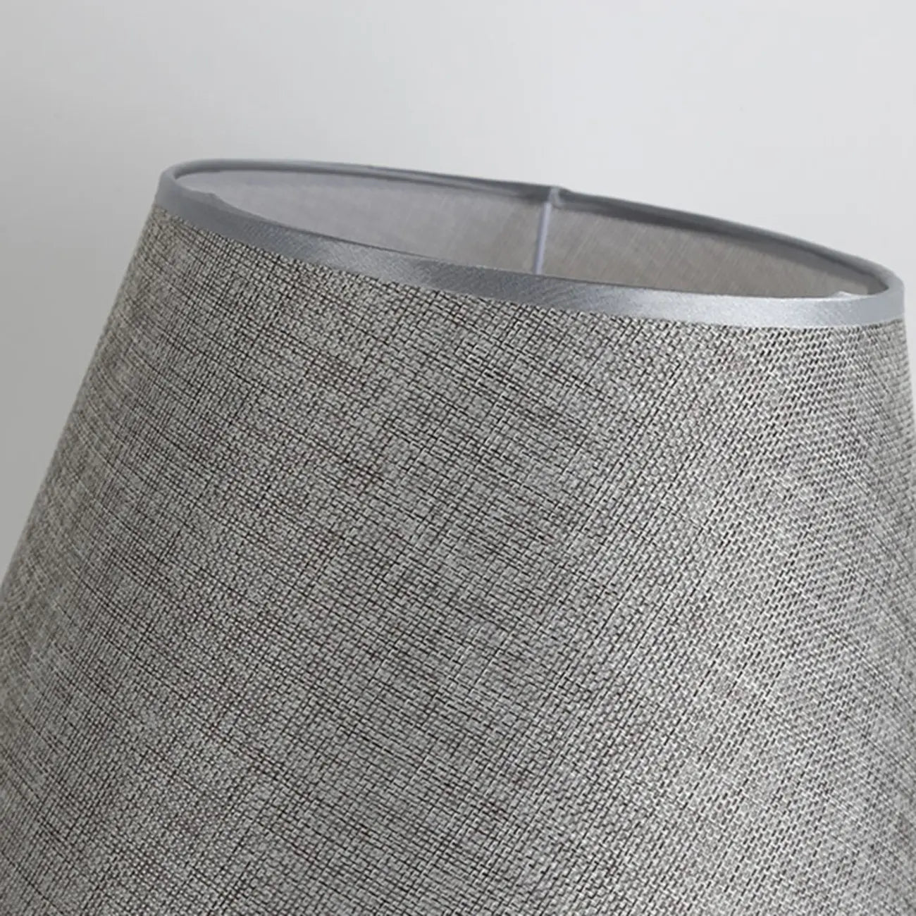 Lampe de table géométrique grise moderne pour salon