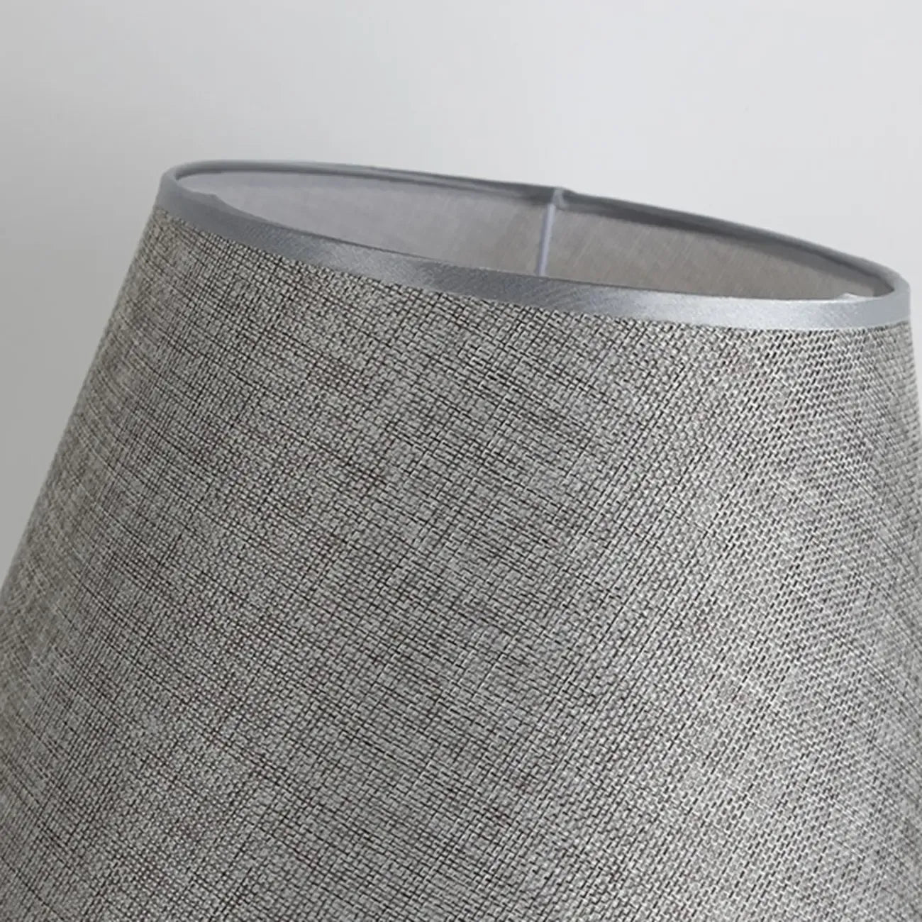 Lampe de table géométrique grise moderne pour salon