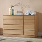 Commodes doubles classiques en bois avec 7 tiroirs