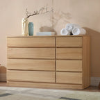 Commodes doubles classiques en bois avec 7 tiroirs