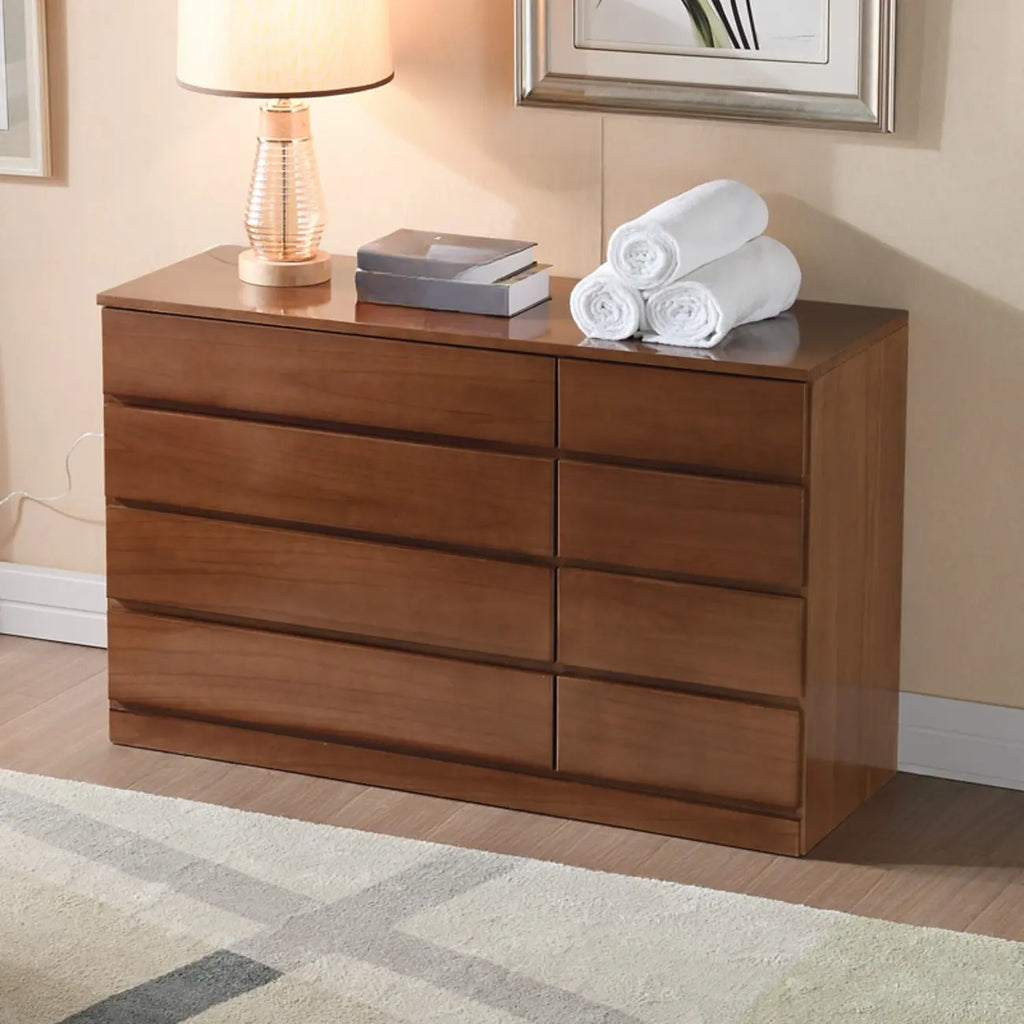 Commodes doubles classiques en bois avec 7 tiroirs