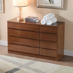 Commodes doubles classiques en bois avec 7 tiroirs