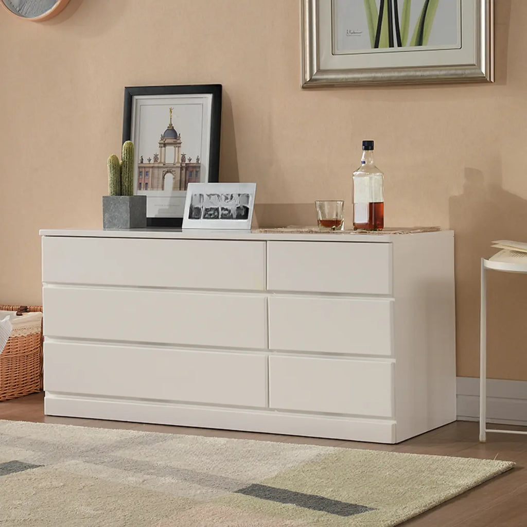 Commodes doubles classiques en bois avec 7 tiroirs