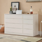 Commodes doubles classiques en bois avec 7 tiroirs