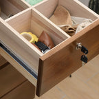 Commodes doubles classiques en bois avec 7 tiroirs