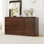 Commodes doubles classiques en bois avec 7 tiroirs